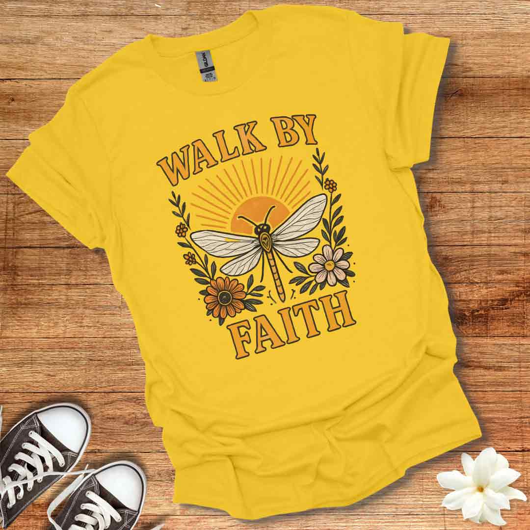 Walk by Faith Dragonfly T-Shirt