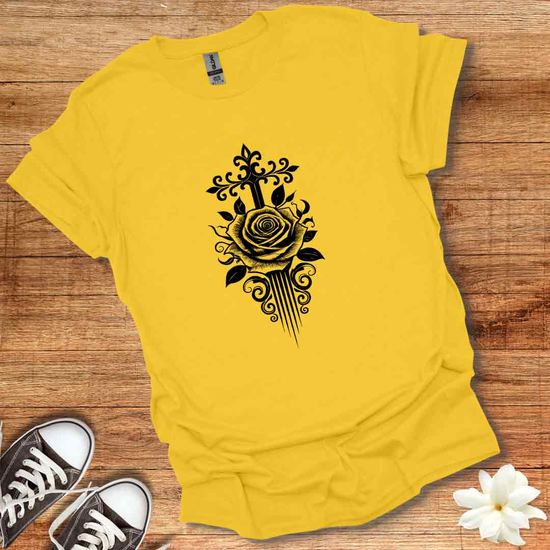 Cross and Rose T-Shirt