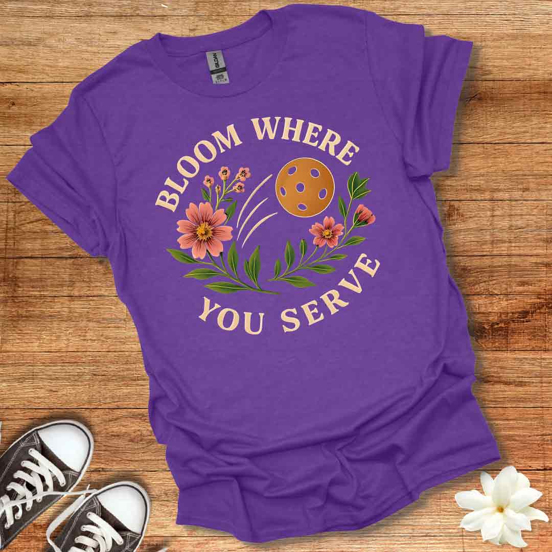 Bloom Where You Serve T-Shirt