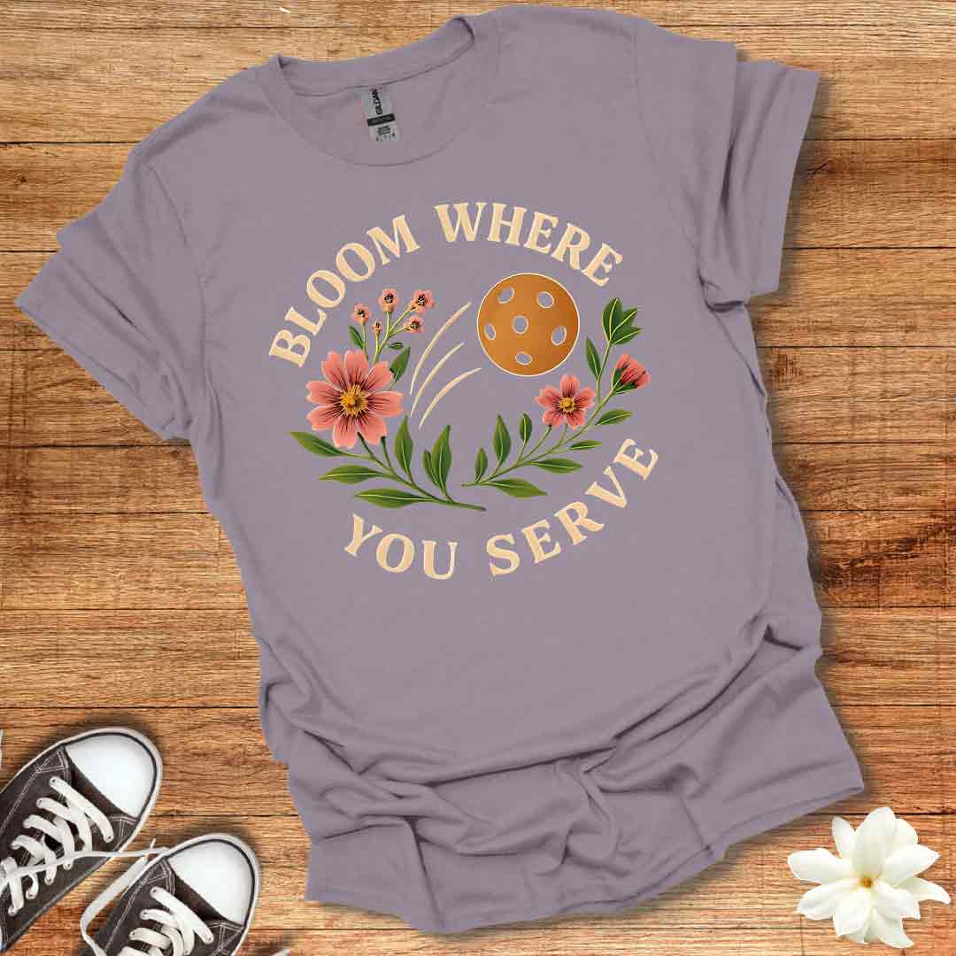 Bloom Where You Serve T-Shirt