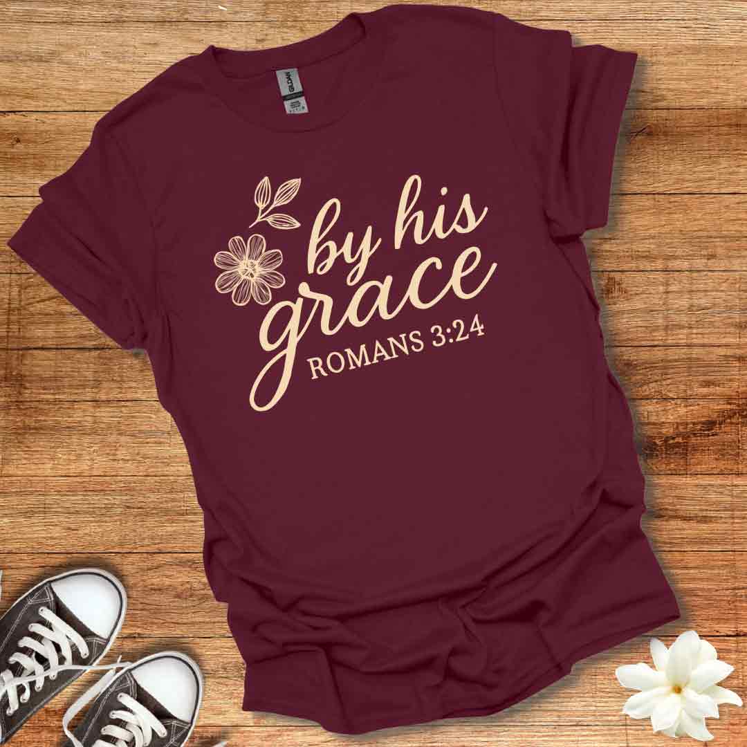 Floral By His Grace T-Shirt