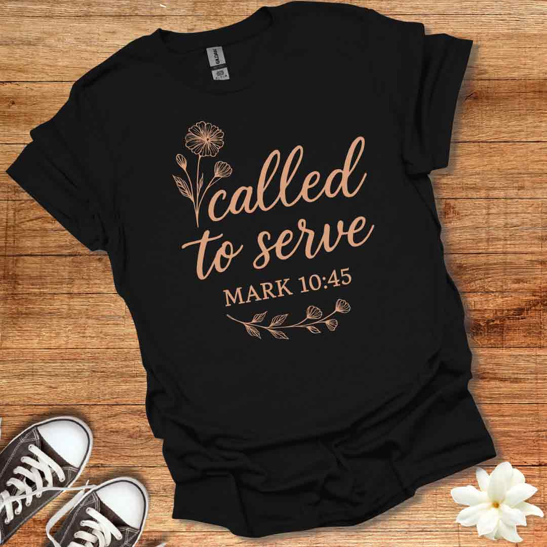Floral Called to Serve T-Shirt
