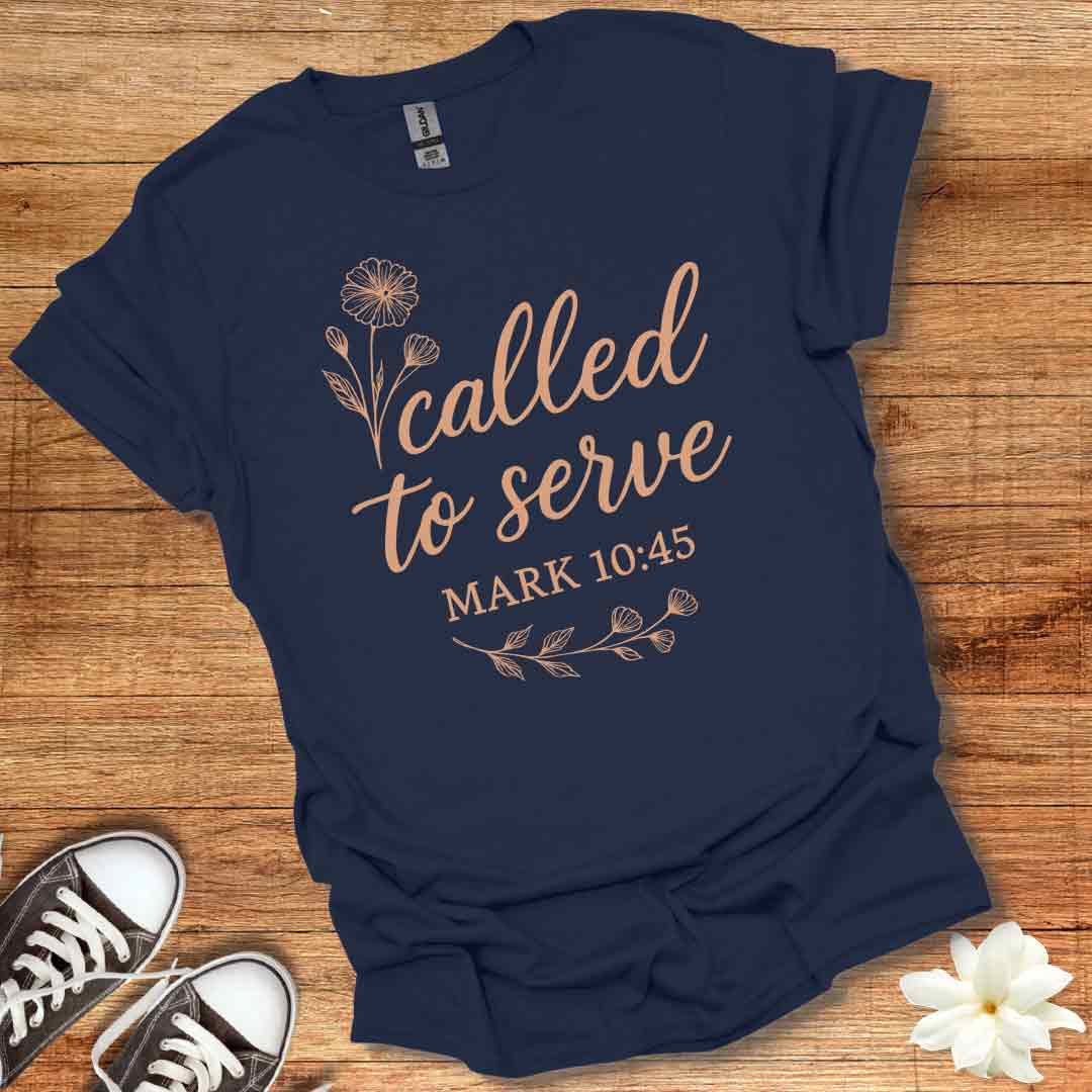 Floral Called to Serve T-Shirt