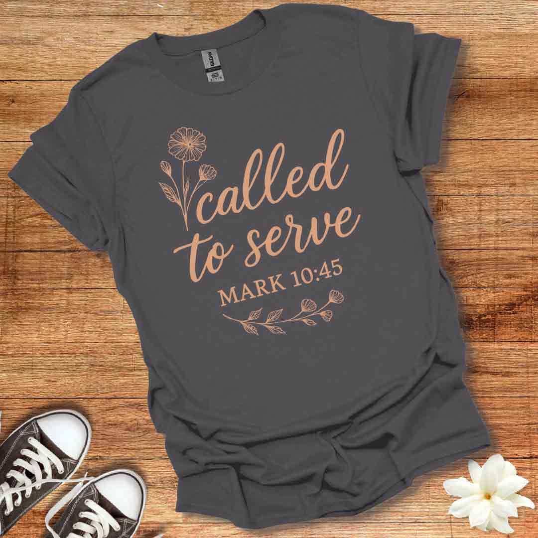 Floral Called to Serve T-Shirt