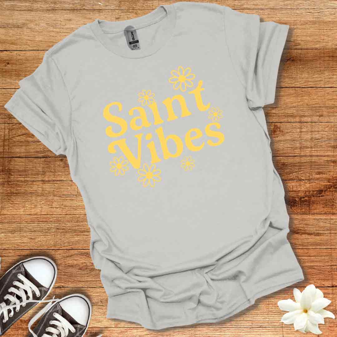 Retro Daisy Saint Vibes T-Shirt