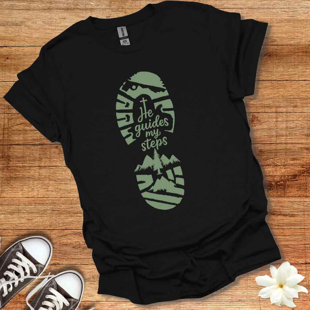 He Guides My Steps T-Shirt