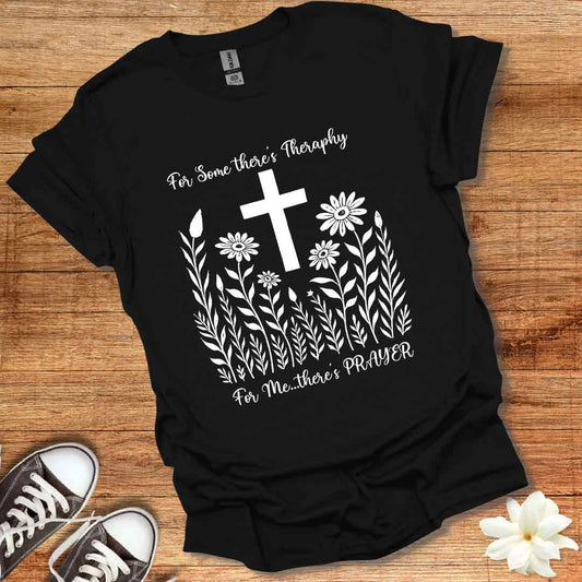 Blooming Wildflowers Cross T-Shirt