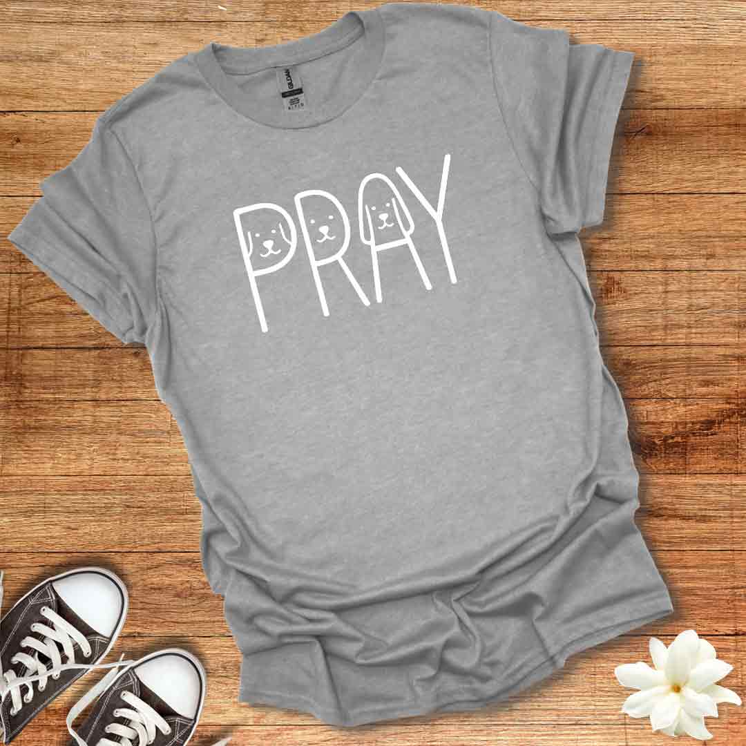 PRAY Dog Faces T-Shirt