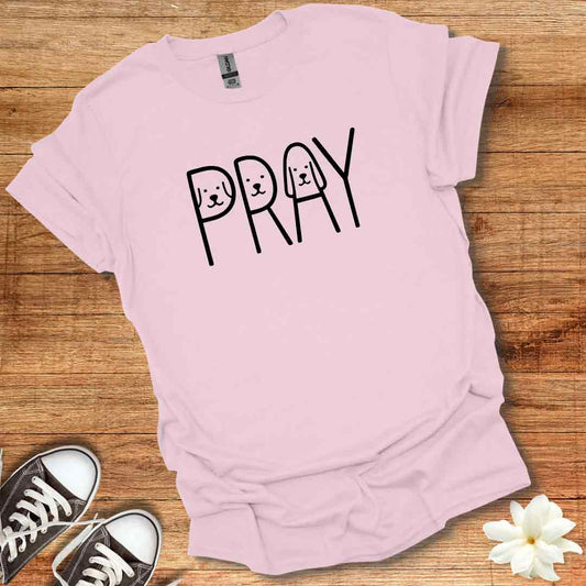 PRAY Dog Faces T-Shirt