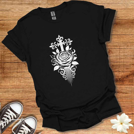 Cross and Rose T-Shirt