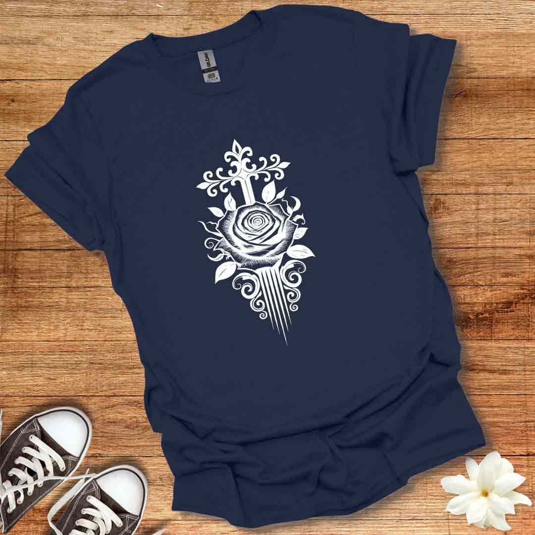 Cross and Rose T-Shirt
