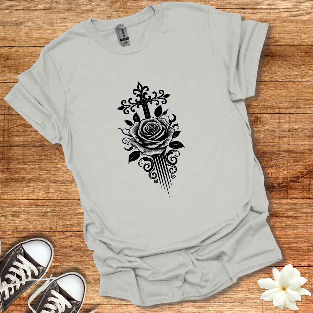 Cross and Rose T-Shirt
