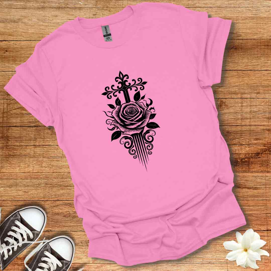 Cross and Rose T-Shirt