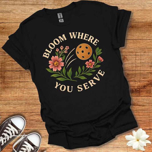 Bloom Where You Serve T-Shirt