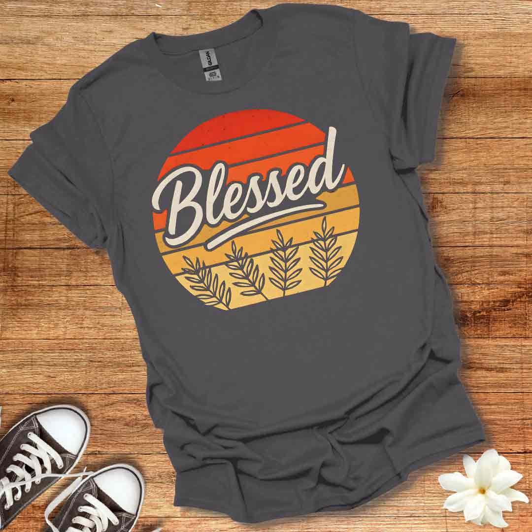 Blessed Retro Sunset T-Shirt