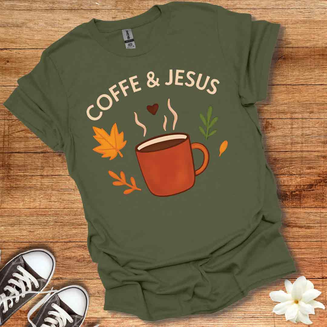 Coffee & Jesus Fall T-Shirt