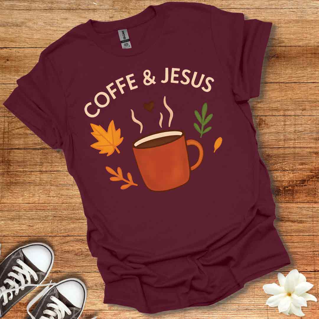 Coffee & Jesus Fall T-Shirt