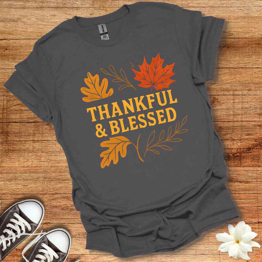 Thankful & Blessed Fall T-Shirt