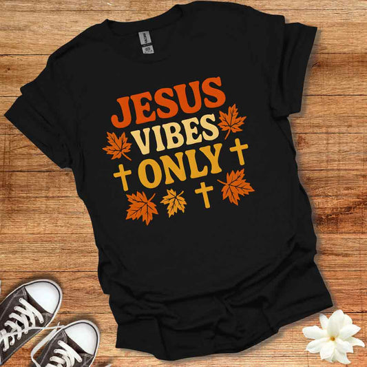 Fall Jesus Vibes Only T-Shirt