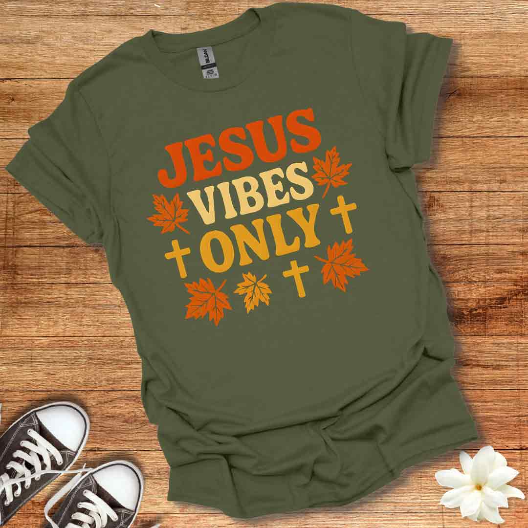 Fall Jesus Vibes Only T-Shirt