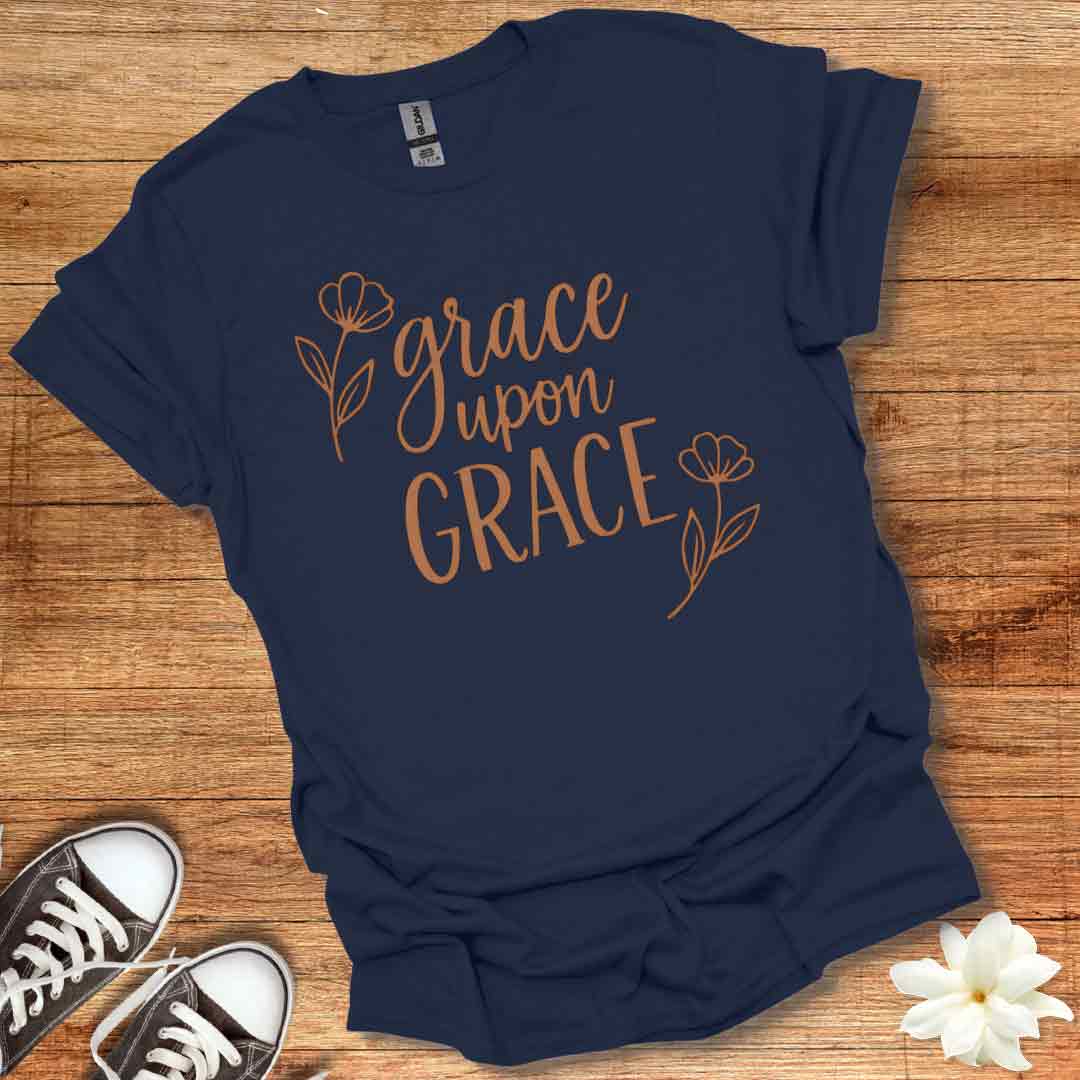 Grace Upon Grace Floral T-Shirt