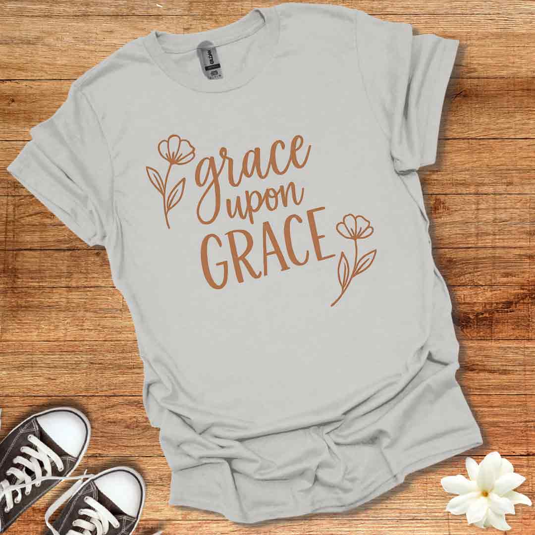 Grace Upon Grace Floral T-Shirt