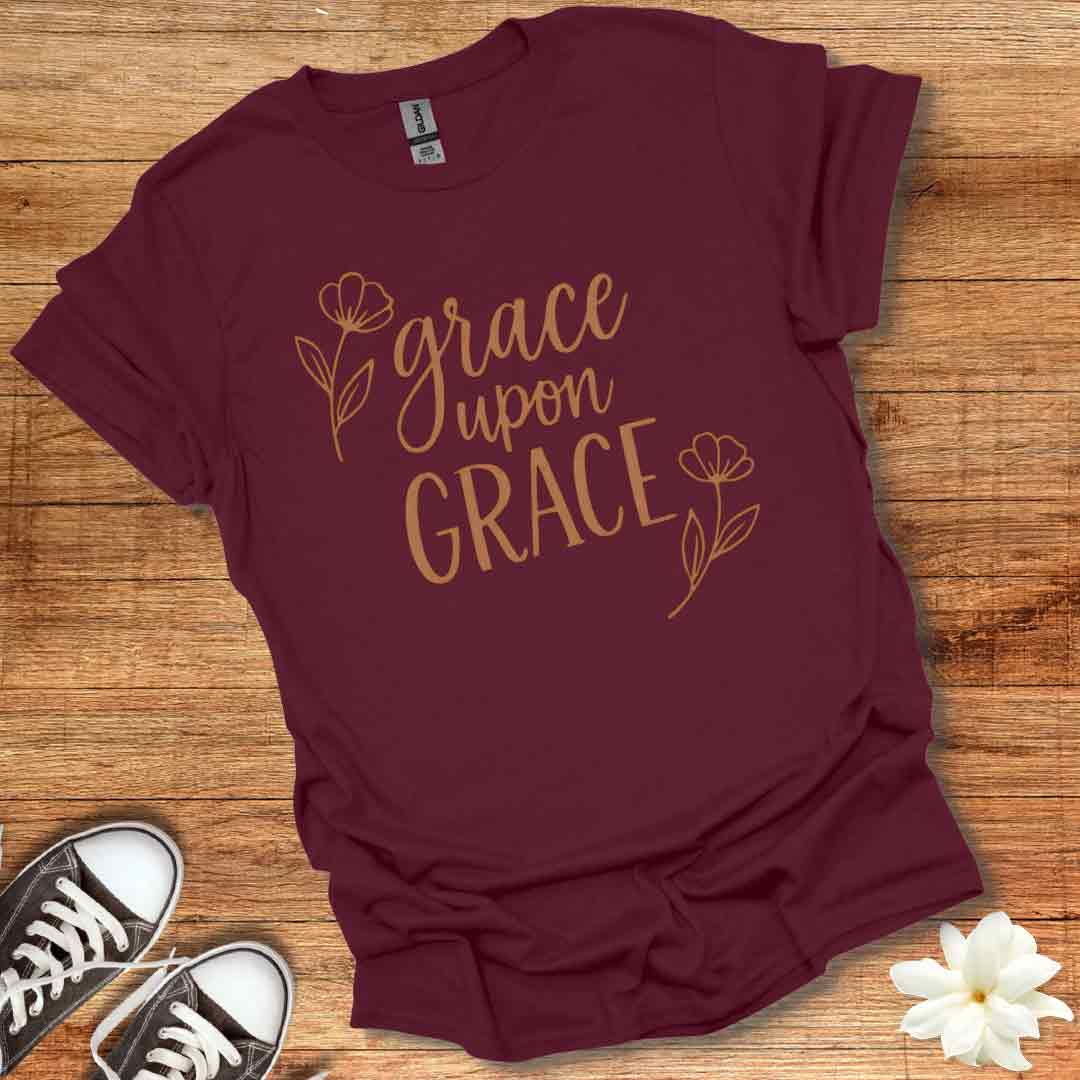 Grace Upon Grace Floral T-Shirt