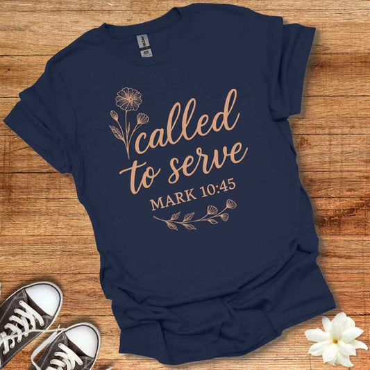 Floral Called to Serve T-Shirt