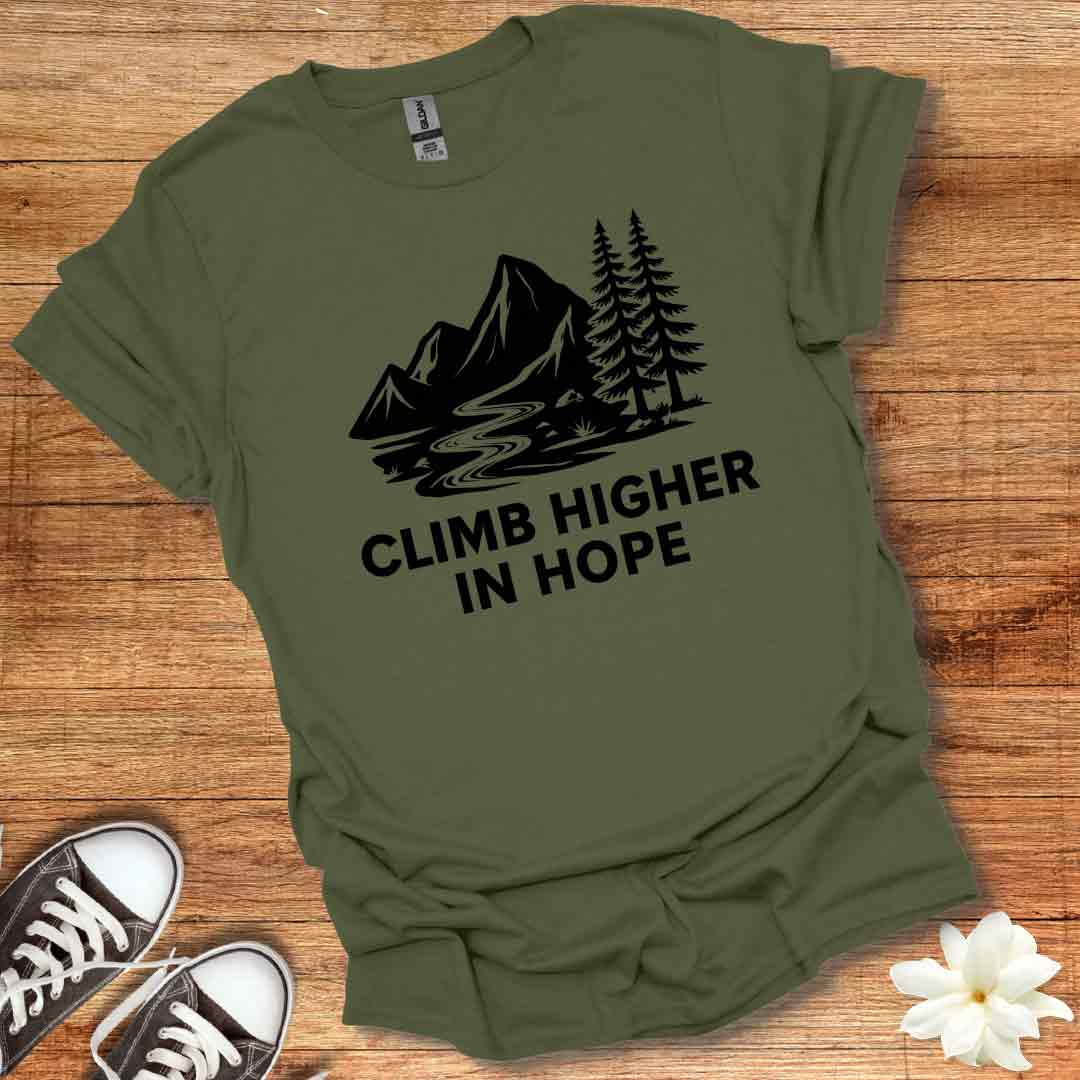 Climb Higher In Hope T-Shirt