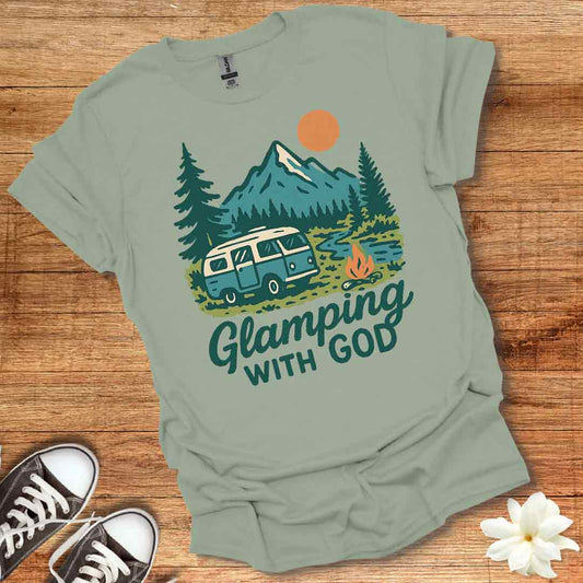Glamping with God T-Shirt
