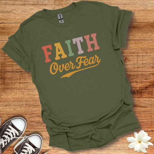 Retro Faith Over Fear T-Shirt
