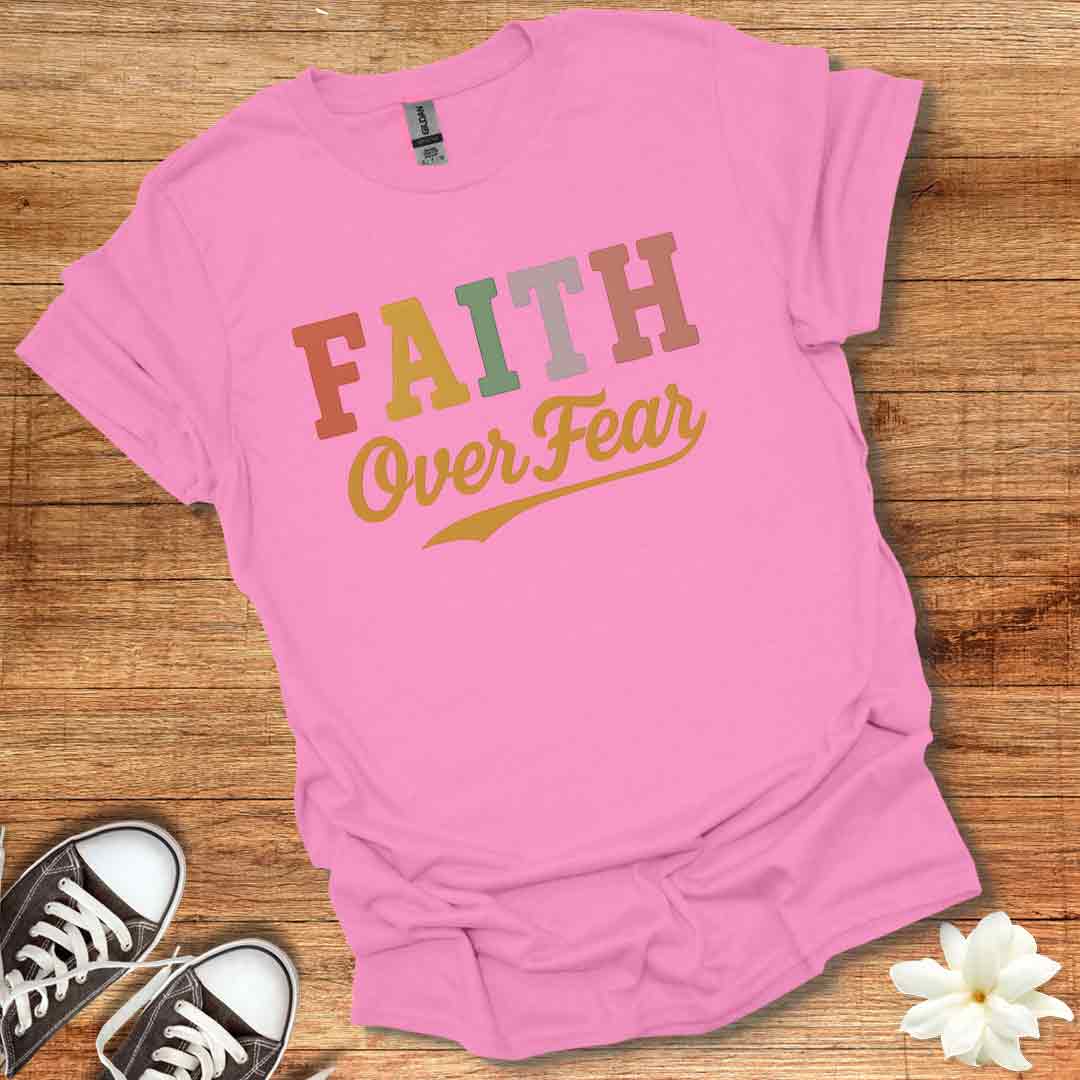 Retro Faith Over Fear T-Shirt
