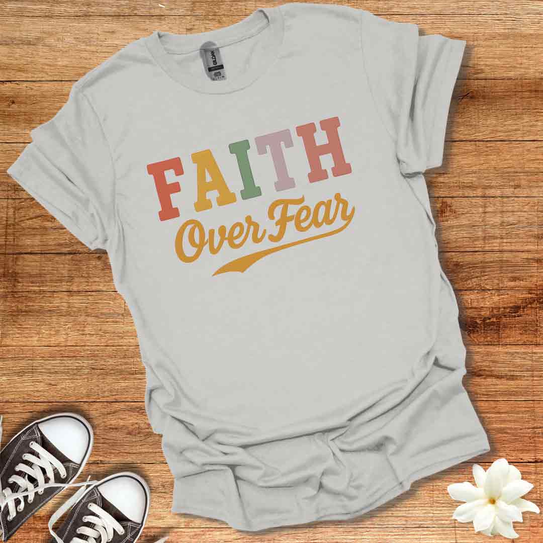 Retro Faith Over Fear T-Shirt