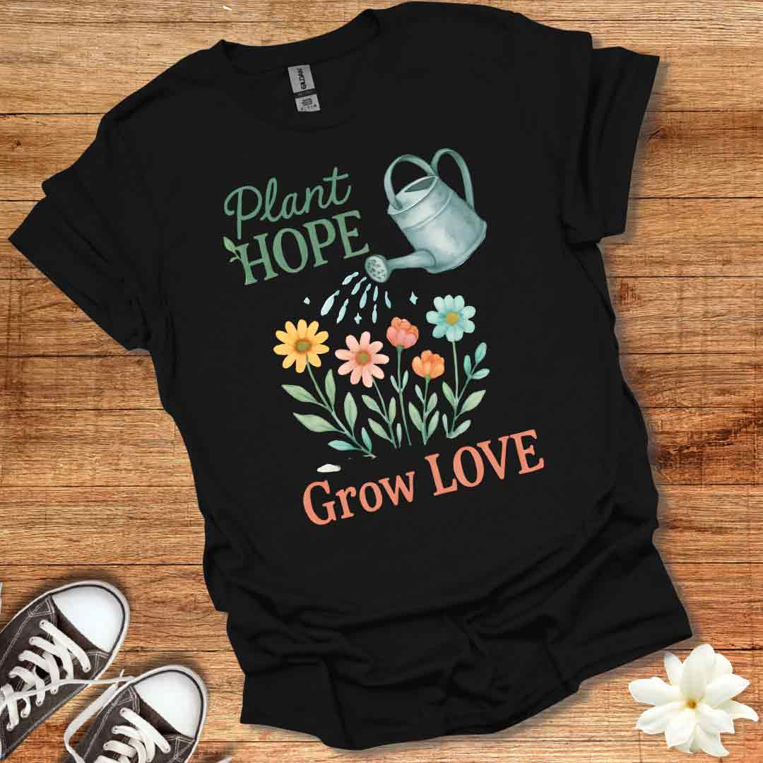Plant Hope Grow Love T-Shirt