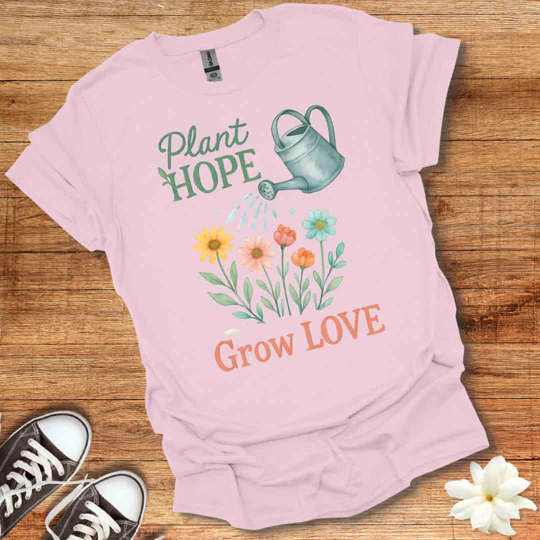 Plant Hope Grow Love T-Shirt