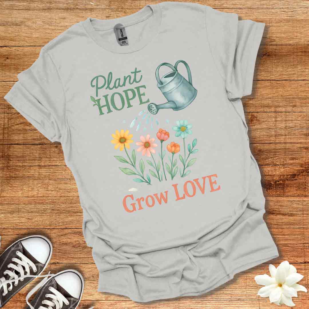 Plant Hope Grow Love T-Shirt